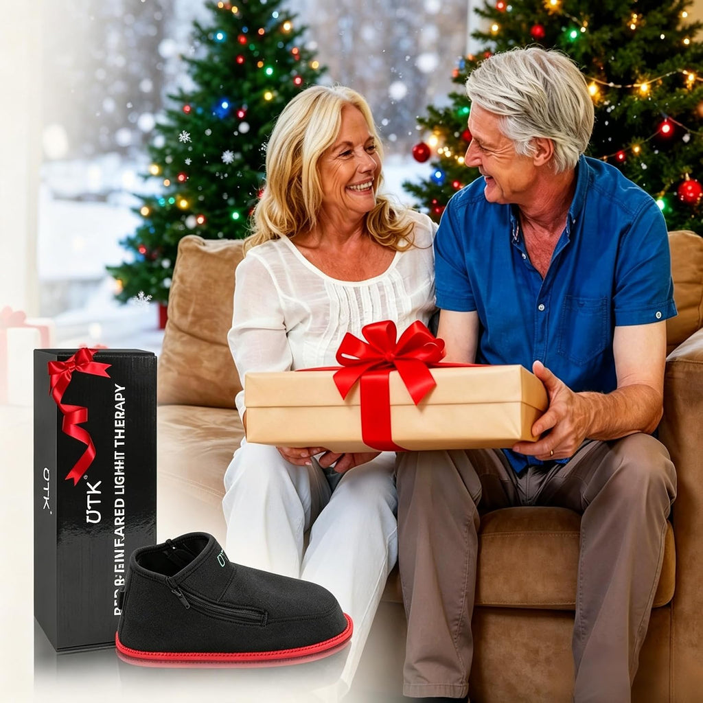 Red Light Therapy Shoe for Feet, 660Nm & 850Nm Infrared Red Light Pulse | Full Wrapped Wearable Infrared Light Therapy Shoe for Foot/Heel/Ankle, 660Nm & 850Nm Red Light with Pulse Mode(Single Pack)