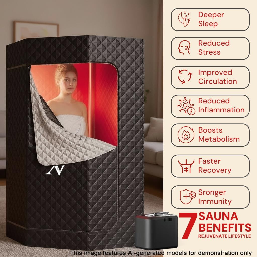 Portable Steam Sauna Tent for Home 3L Infrared Sauna for Indoor, Outdoor, Gym, Spa