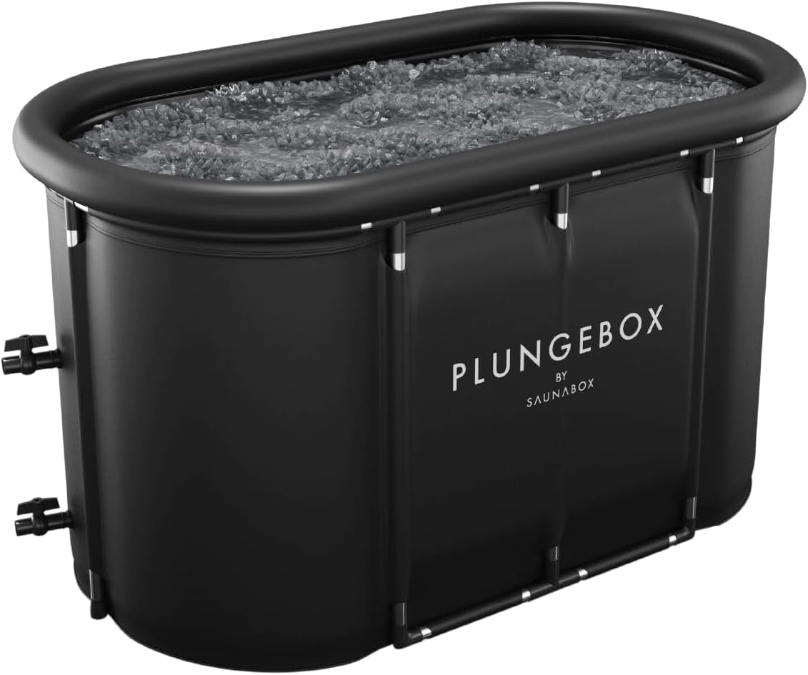 ® Plungebox PRO XL Cold Plunge Ice Bath Tub Durable Cold Tub for Full-Body Immersion | Compact, Insulated & Easy Setup for Efficient Cold Therapy at Home