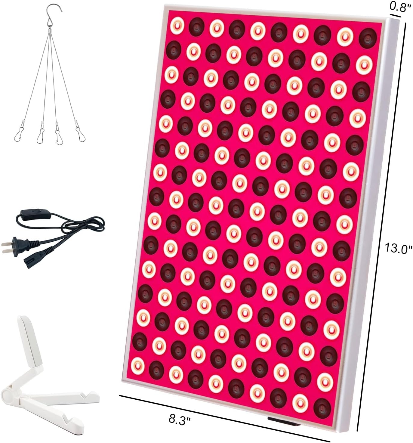 Red Light Therapy, Red Light Therapy for Body Face, Red Light Panel near Infrared 850Nm and Deep Red 660Nm for Pain Relief and Skin Improved