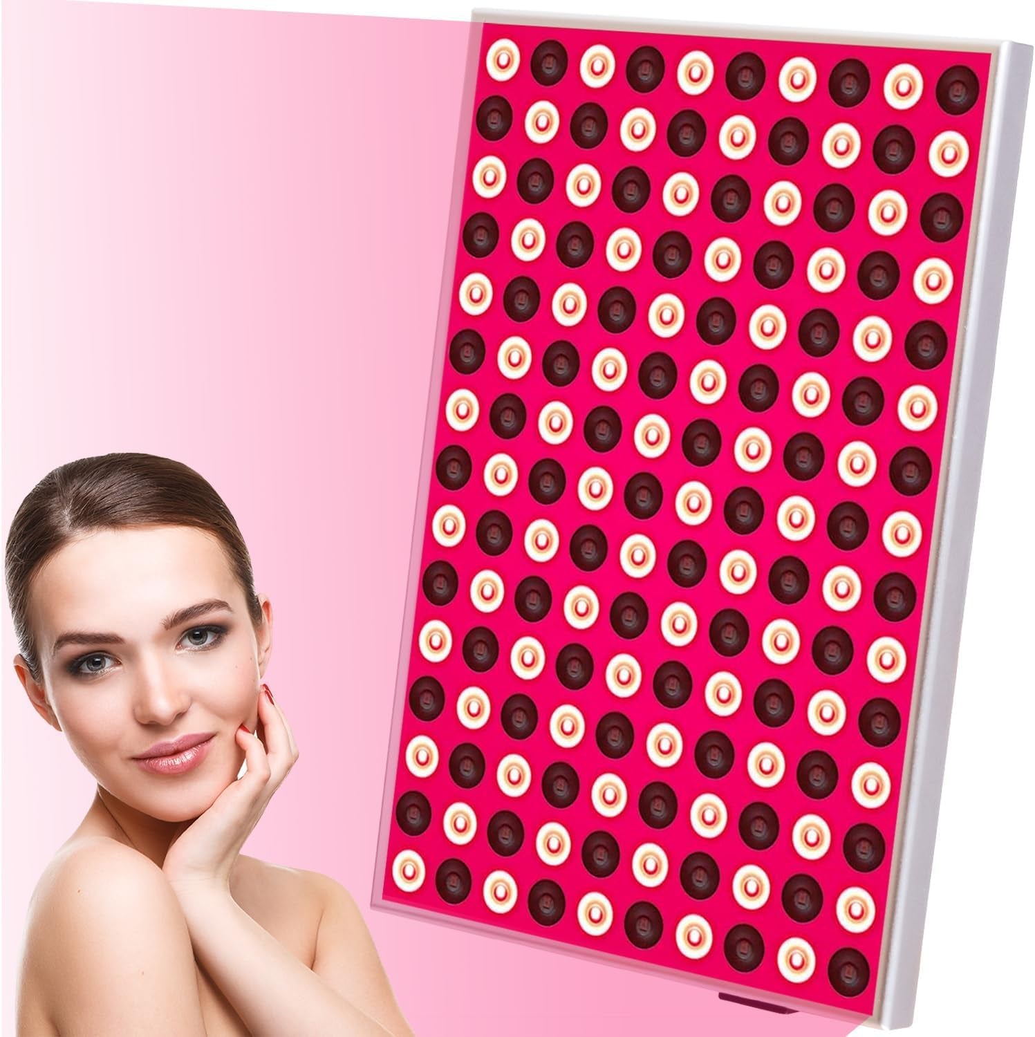 Red Light Therapy, Red Light Therapy for Body Face, Red Light Panel near Infrared 850Nm and Deep Red 660Nm for Pain Relief and Skin Improved