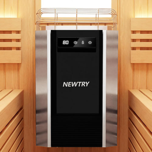 3.5KW Sauna Heater Digital Electric Sauna Heaters 220V Dry Sauna Stove for Max. 141 Cu.Ft Home Spa Hotel Sauna Room