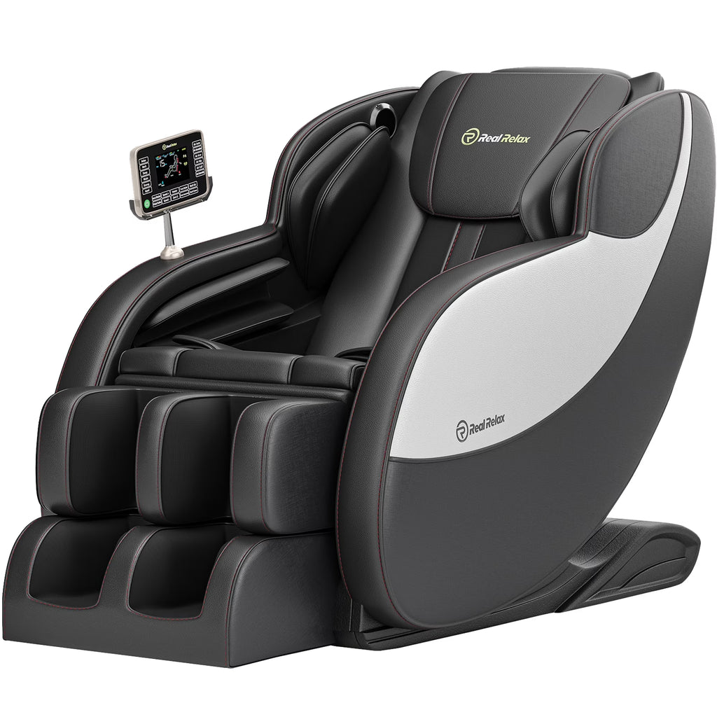 Zero Gravity Full Body Massage Chair Recliner with Heating and Foot Massage, Black