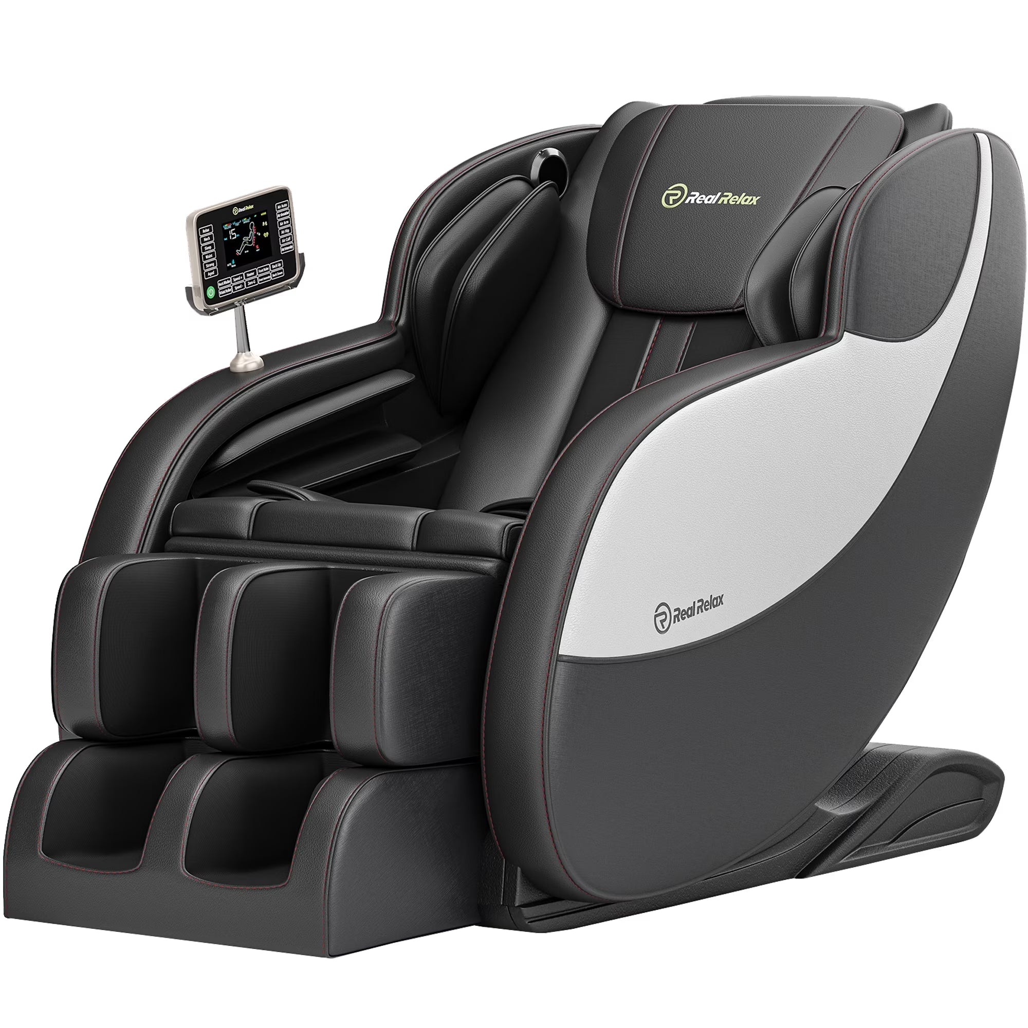 Zero Gravity Full Body Massage Chair Recliner with Heating and Foot Massage, Black
