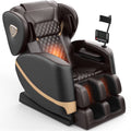 Massage Chair Full Body, Zero Gravity Massage Chair with 10 Fix Rollers, Heating, Foot Massage, Bluetooth Speaker, Touch Screen Controller, Fit Office and Home, Black