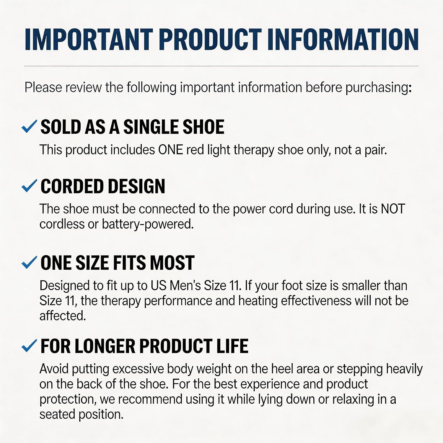 Red Light Therapy Shoe for Feet, 660Nm & 850Nm Infrared Red Light Pulse | Full Wrapped Wearable Infrared Light Therapy Shoe for Foot/Heel/Ankle, 660Nm & 850Nm Red Light with Pulse Mode(Single Pack)