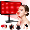 Red Light Therapy for Face & Body, 2-In-1 Red Light Panel with Belt, 660Nm Red Light and 850Nm Infrared Red Light Therapy Lamp, Remote Control, Adjustable Brightness & Timer for Skin Care & Relaxation