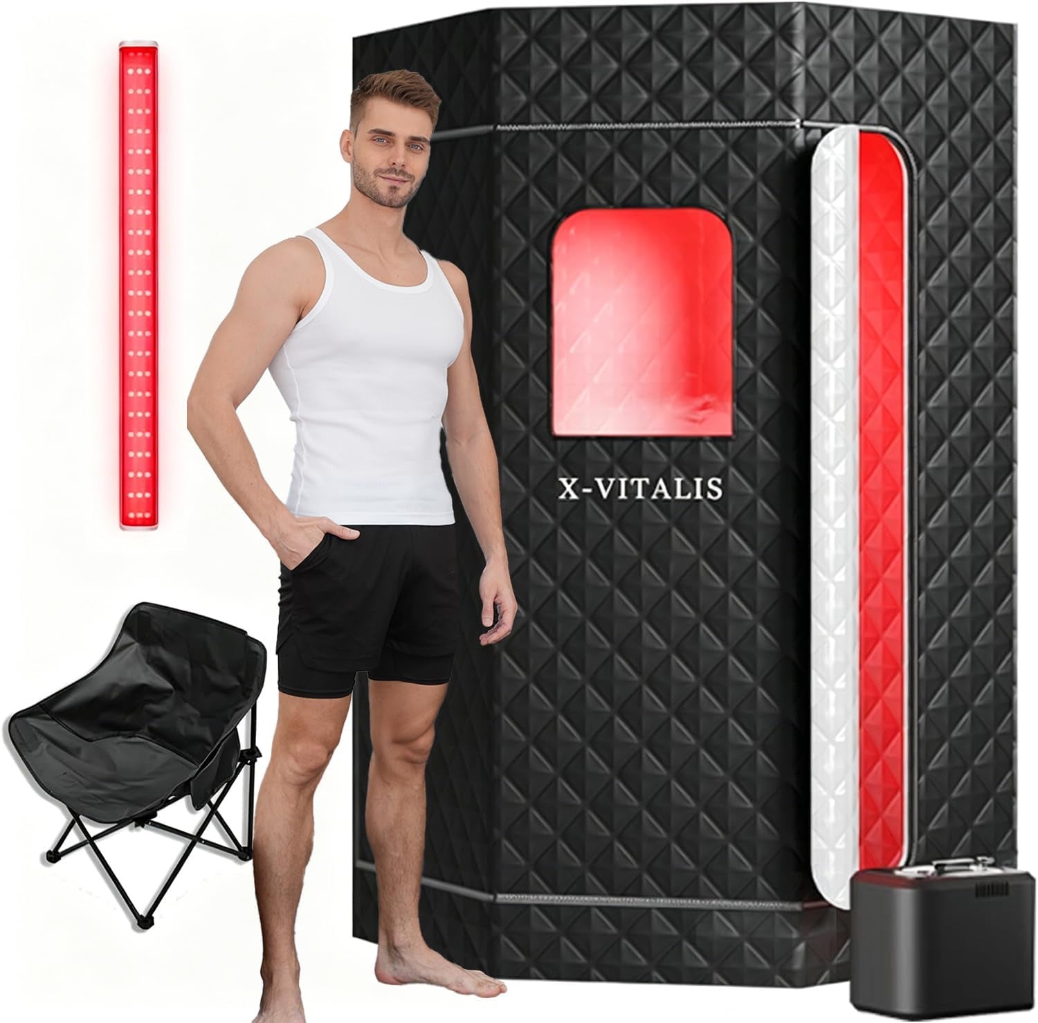 Portable Steam Sauna Tent for Home 3L Infrared Sauna for Indoor, Outdoor, Gym, Spa